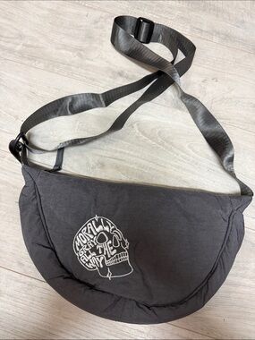Bookish Crossbody Bag with Skull Graphic "Morally Gray All The Way"
